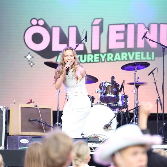 Tónlistarveislan Öll í einu á Akureyrarvelli, laugardagurinn 2. ágúst. Mynd: Hilmar Friðjónsson