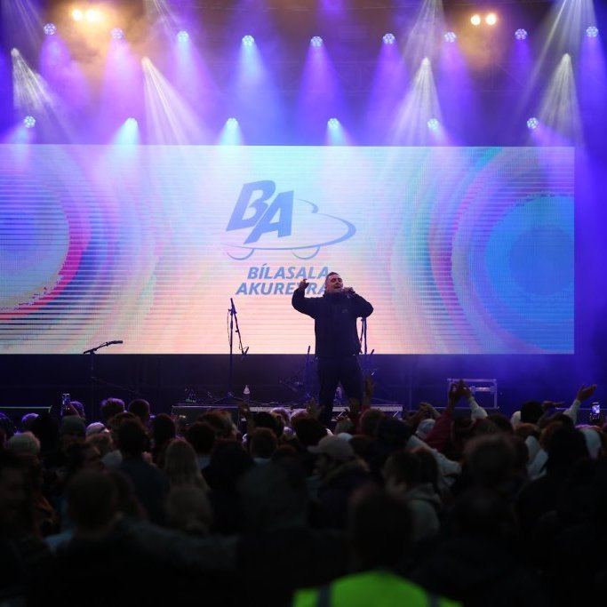 Tónlistarveislan Öll í einu á Akureyrarvelli, laugardagurinn 2. ágúst. Mynd: Hilmar Friðjónsson