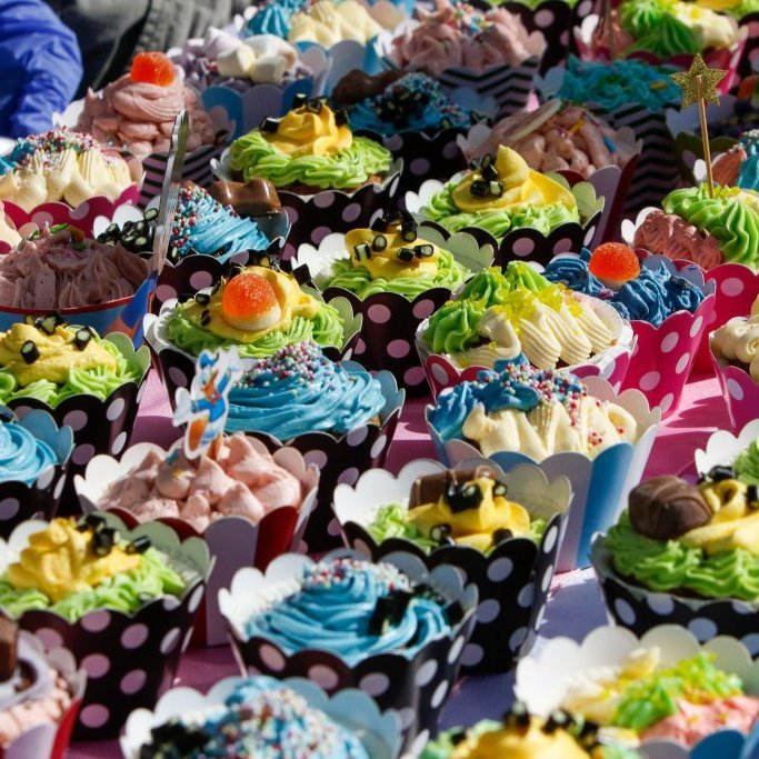 Mömmur og möffins. Ein með öllu 2025, laugardagurinn 2. ágúst. Mynd: Rakel Hinriksdóttir