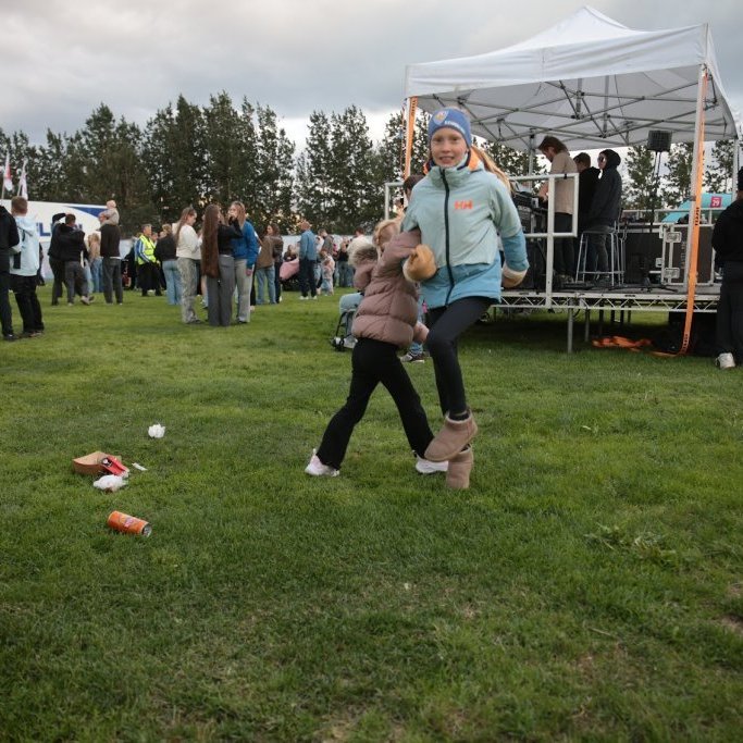 Tónlistarveislan Öll í einu á Akureyrarvelli, laugardagurinn 2. ágúst. Mynd: Hilmar Friðjónsson