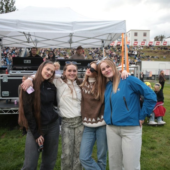 Tónlistarveislan Öll í einu á Akureyrarvelli, laugardagurinn 2. ágúst. Mynd: Hilmar Friðjónsson