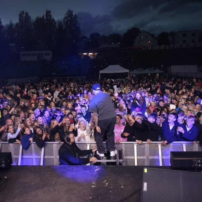 Tónlistarveislan Öll í einu á Akureyrarvelli, laugardagurinn 2. ágúst. Mynd: Hilmar Friðjónsson