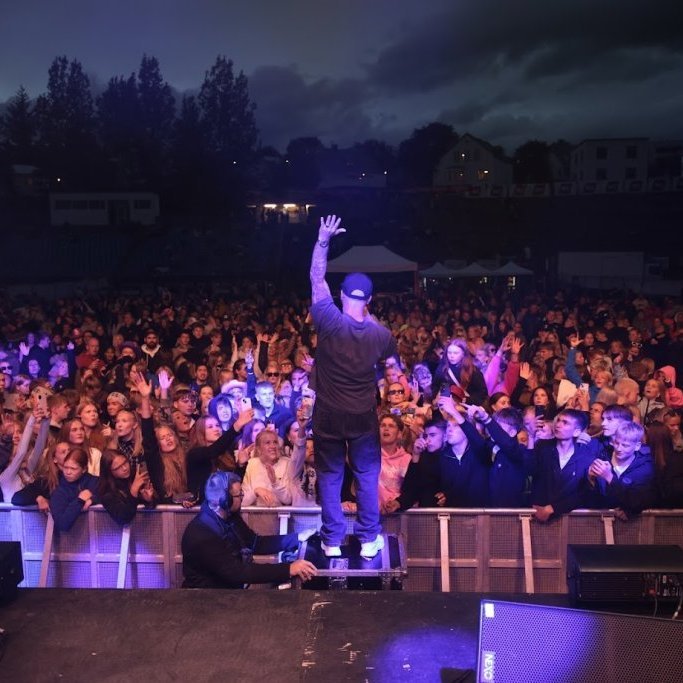 Tónlistarveislan Öll í einu á Akureyrarvelli, laugardagurinn 2. ágúst. Mynd: Hilmar Friðjónsson