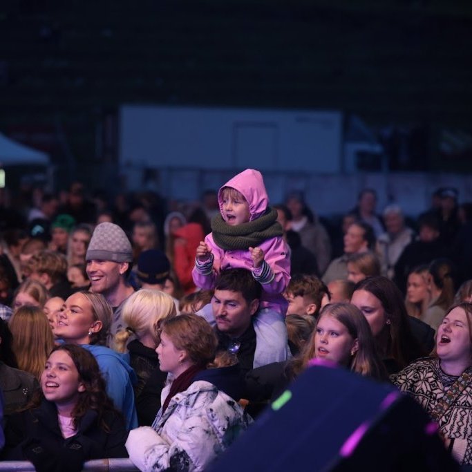 Tónlistarveislan Öll í einu á Akureyrarvelli, laugardagurinn 2. ágúst. Mynd: Hilmar Friðjónsson