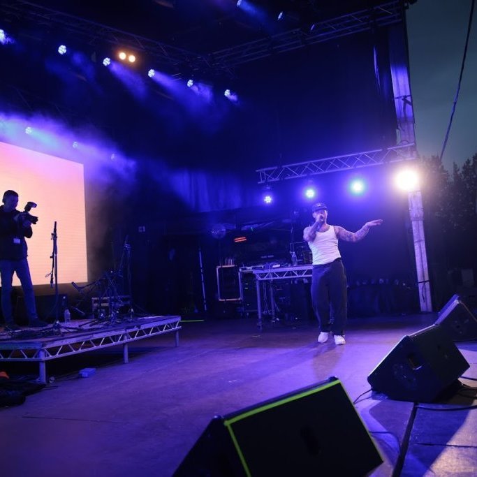 Tónlistarveislan Öll í einu á Akureyrarvelli, laugardagurinn 2. ágúst. Mynd: Hilmar Friðjónsson