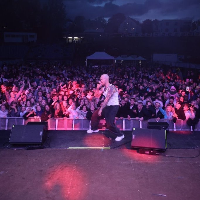 Tónlistarveislan Öll í einu á Akureyrarvelli, laugardagurinn 2. ágúst. Mynd: Hilmar Friðjónsson