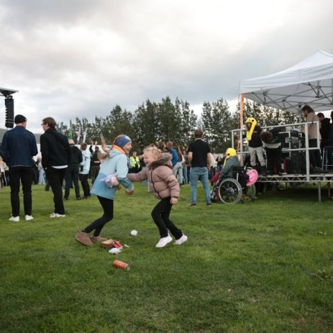 Tónlistarveislan Öll í einu á Akureyrarvelli, laugardagurinn 2. ágúst. Mynd: Hilmar Friðjónsson