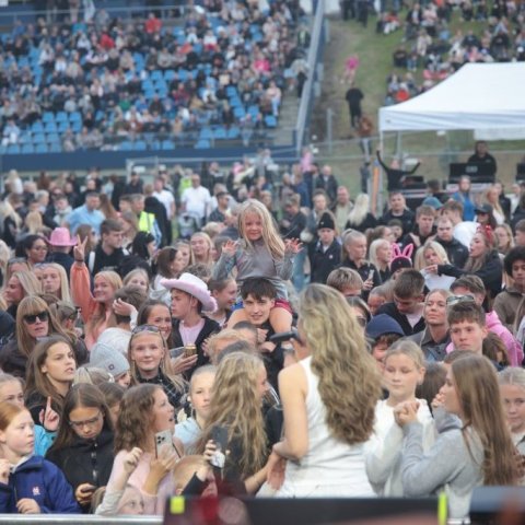 Tónlistarveislan Öll í einu á Akureyrarvelli, laugardagurinn 2. ágúst. Mynd: Hilmar Friðjónsson
