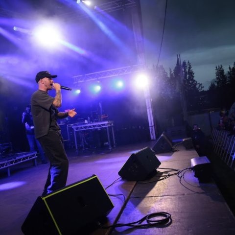 Tónlistarveislan Öll í einu á Akureyrarvelli, laugardagurinn 2. ágúst. Mynd: Hilmar Friðjónsson
