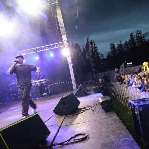 Tónlistarveislan Öll í einu á Akureyrarvelli, laugardagurinn 2. ágúst. Mynd: Hilmar Friðjónsson