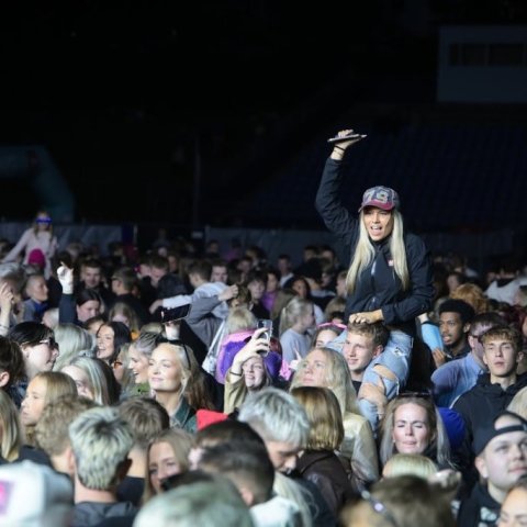 Tónlistarveislan Öll í einu á Akureyrarvelli, laugardagurinn 2. ágúst. Mynd: Hilmar Friðjónsson