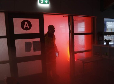 Eldvarnarátak á landsvísu hófst í Síðuskóla á Akureyri. Ljósmynd: Skapti Hallgrímsson