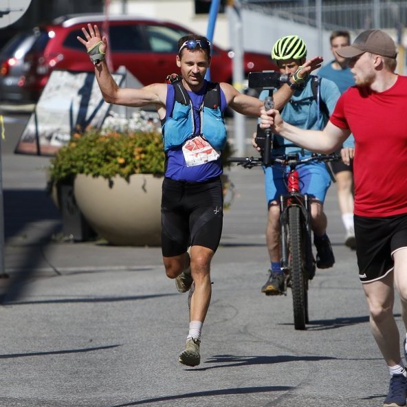 Þorbergur Ingi Jónsson, sigurvegari í 55 km hlaupinu. © Skapti Hallgrímsson