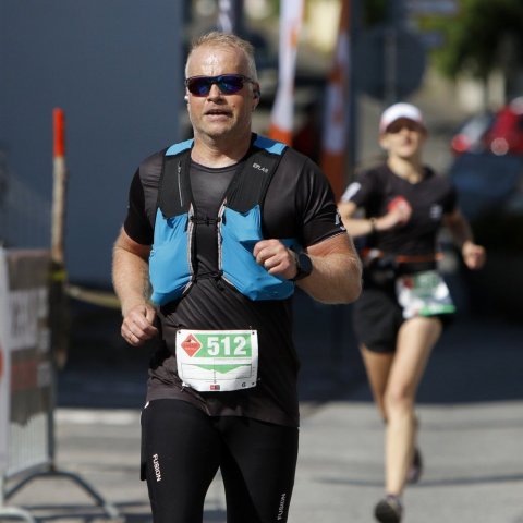 Haukur Pálmason sem hljóp 18 km. © Skapti Hallgrímsson