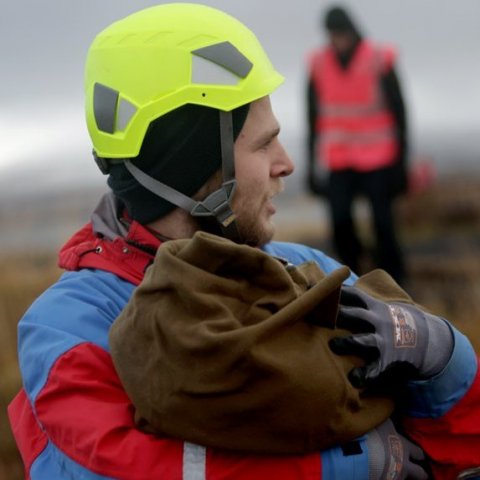 Fjölmenn flugslysaæfing á Akureyrarflugvelli