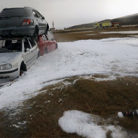 Fjölmenn flugslysaæfing á Akureyrarflugvelli