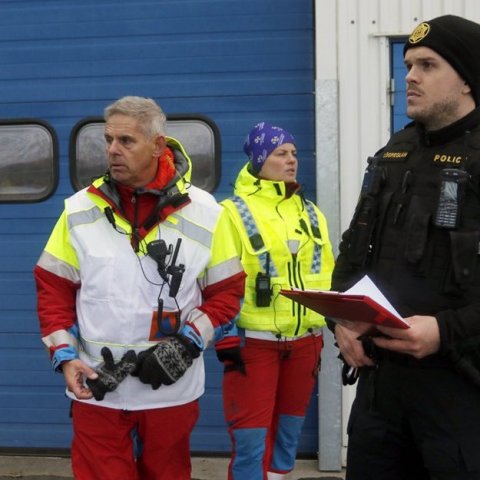 Fjölmenn flugslysaæfing á Akureyrarflugvelli