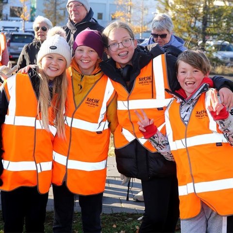 Fyrsta „Götuganga“ virkra á efri árum – Ljósmynd: Þorgeir Baldursson