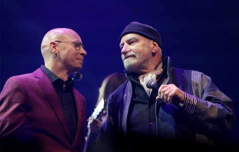 Feðgarnir Ólafur Egill og Egill Ólafsson. Ljósmynd: Skapti Hallgrímsson