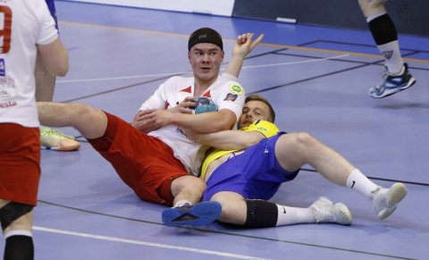 Aron Hólm Kristjánsson úr Þór og KA-maðurinn Áki Egilsnes.