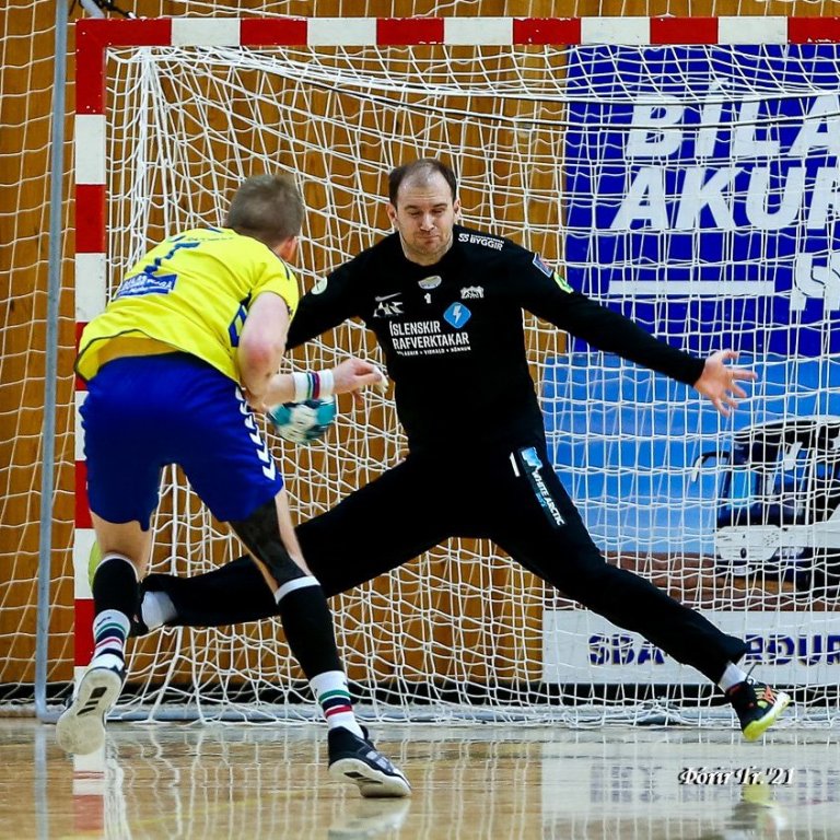 Þór - KA 19:21, Íslandsmótið í handbolta, Olísdeildin, 21. febrúar 2021 í íþróttahöllinni á Akureyri. Ljósmynd: Þórir Tryggvason.