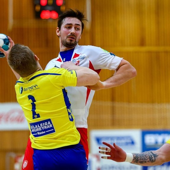 Þór - KA 19:21, Íslandsmótið í handbolta, Olísdeildin, 21. febrúar 2021 í íþróttahöllinni á Akureyri. Ljósmynd: Þórir Tryggvason.