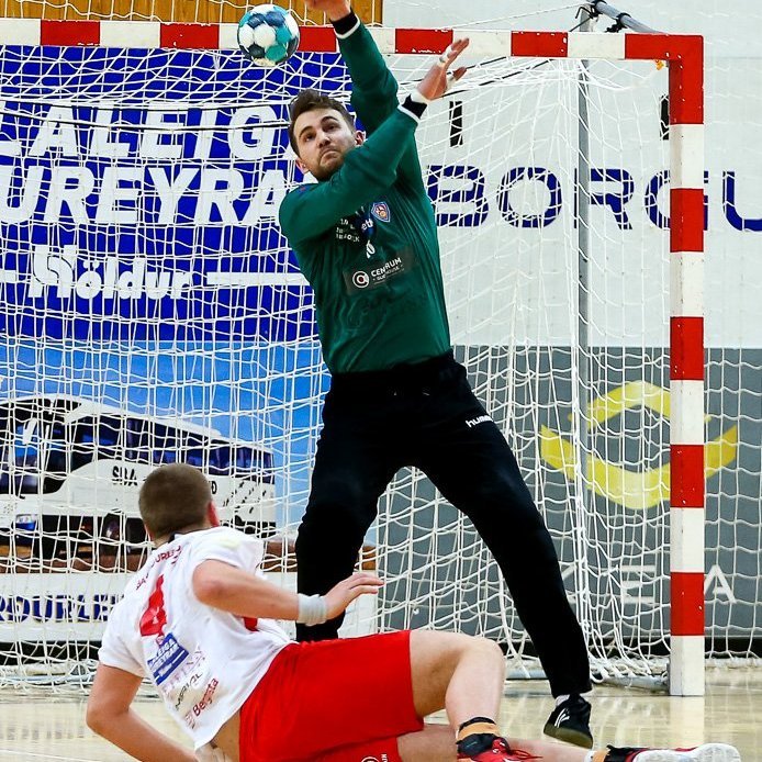 Þór - KA 19:21, Íslandsmótið í handbolta, Olísdeildin, 21. febrúar 2021 í íþróttahöllinni á Akureyri. Ljósmynd: Þórir Tryggvason.