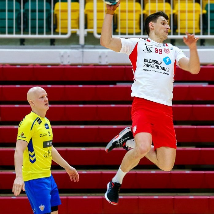 Þór - KA 19:21, Íslandsmótið í handbolta, Olísdeildin, 21. febrúar 2021 í íþróttahöllinni á Akureyri. Ljósmynd: Þórir Tryggvason.