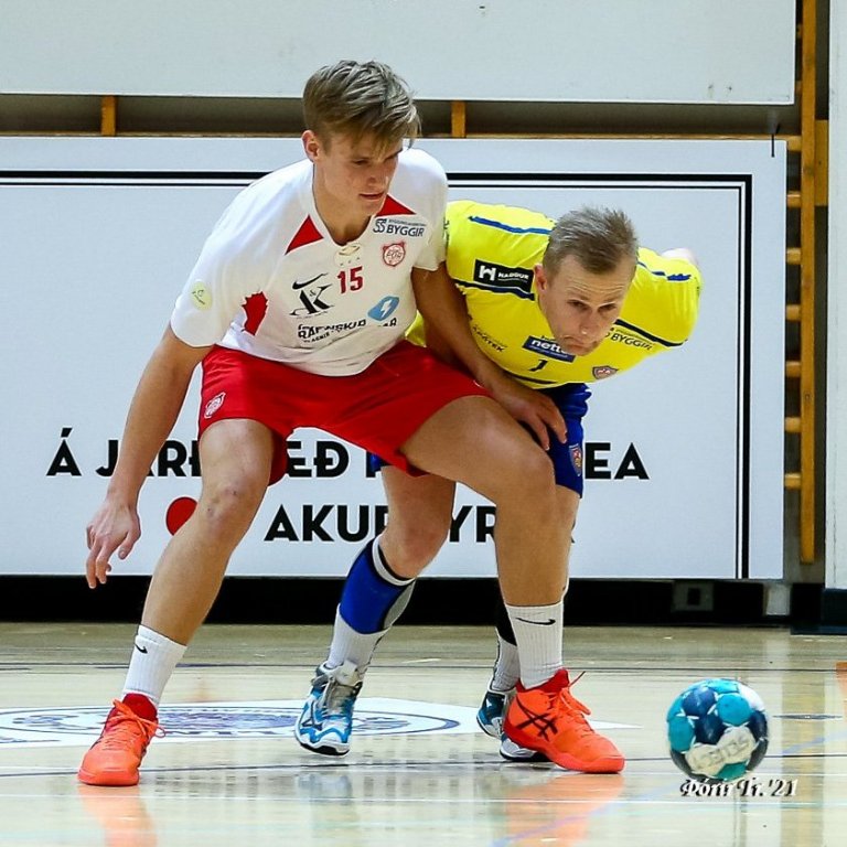 Þór - KA 19:21, Íslandsmótið í handbolta, Olísdeildin, 21. febrúar 2021 í íþróttahöllinni á Akureyri. Ljósmynd: Þórir Tryggvason.