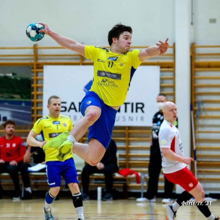 Þór - KA 19:21, Íslandsmótið í handbolta, Olísdeildin, 21. febrúar 2021 í íþróttahöllinni á Akureyri. Ljósmynd: Þórir Tryggvason.