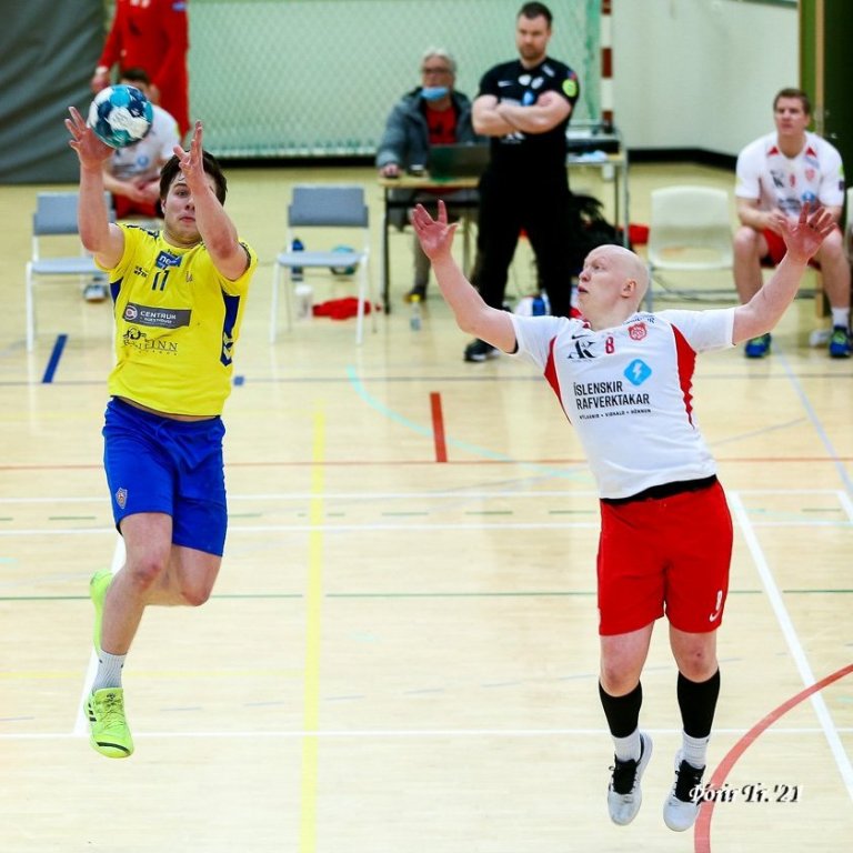 Þór - KA 19:21, Íslandsmótið í handbolta, Olísdeildin, 21. febrúar 2021 í íþróttahöllinni á Akureyri. Ljósmynd: Þórir Tryggvason.