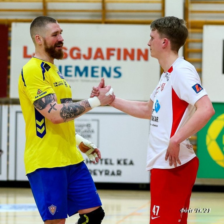 Þór - KA 19:21, Íslandsmótið í handbolta, Olísdeildin, 21. febrúar 2021 í íþróttahöllinni á Akureyri. Ljósmynd: Þórir Tryggvason.