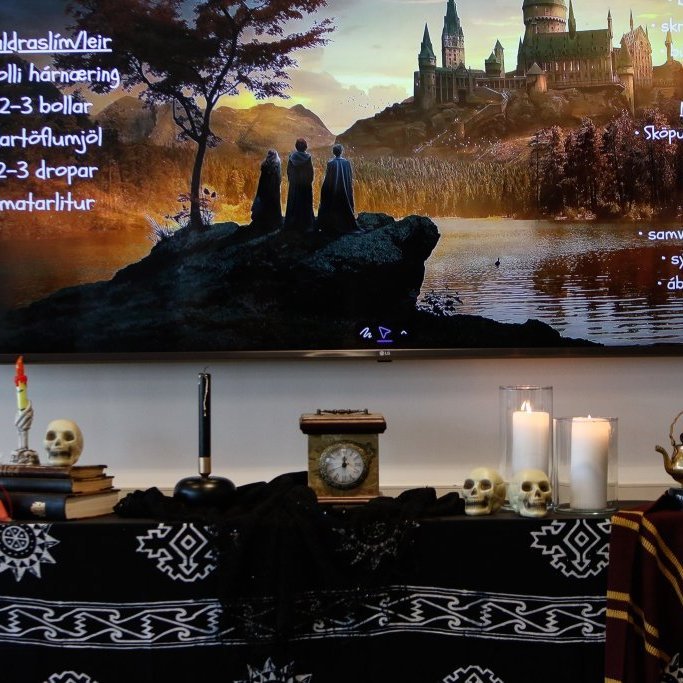 Harry Potter þemadagar Glerárskóla 2025. Ljósmyndari: Rakel Hinriksdóttir