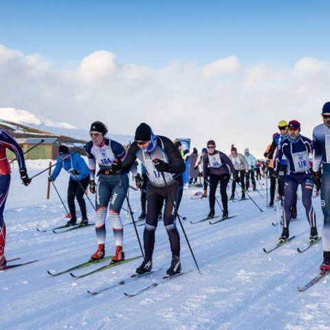 Hermannsmótið á gönguskíðum - Ljósmynd: Ármann Hinrik