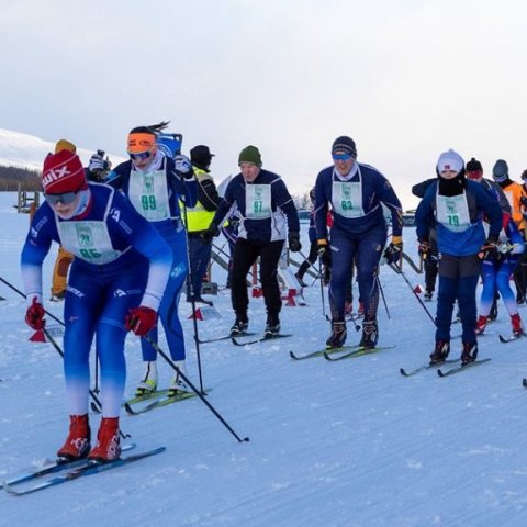 Hermannsmótið á gönguskíðum - Ljósmynd: Ármann Hinrik