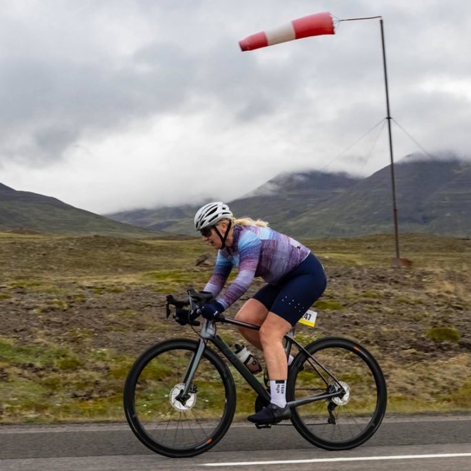 Íslandsmeistaramótið í tímatöku á hjólreiðum. Ljósmynd: Ármann Hinrik