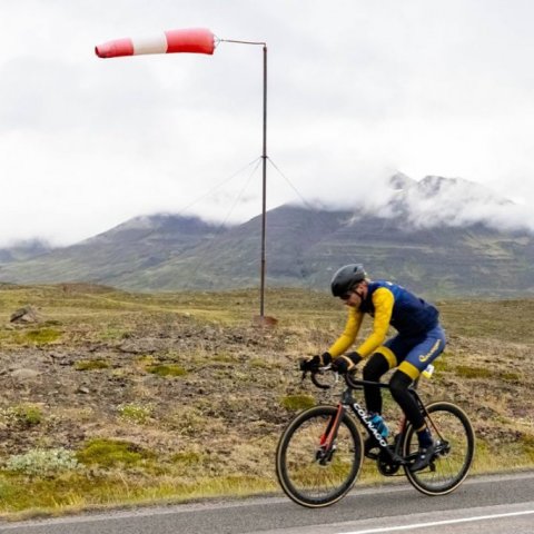 Íslandsmeistaramótið í tímatöku á hjólreiðum. Ljósmynd: Ármann Hinrik