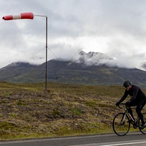 Íslandsmeistaramótið í tímatöku á hjólreiðum. Ljósmynd: Ármann Hinrik