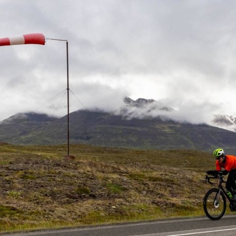 Íslandsmeistaramótið í tímatöku á hjólreiðum. Ljósmynd: Ármann Hinrik