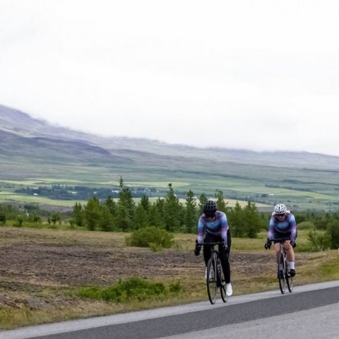 Íslandsmeistaramótið í tímatöku á hjólreiðum. Ljósmynd: Ármann Hinrik