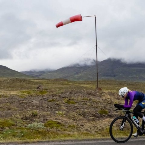 Íslandsmeistaramótið í tímatöku á hjólreiðum. Ljósmynd: Ármann Hinrik