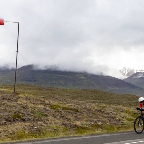 Íslandsmeistaramótið í tímatöku á hjólreiðum. Ljósmynd: Ármann Hinrik