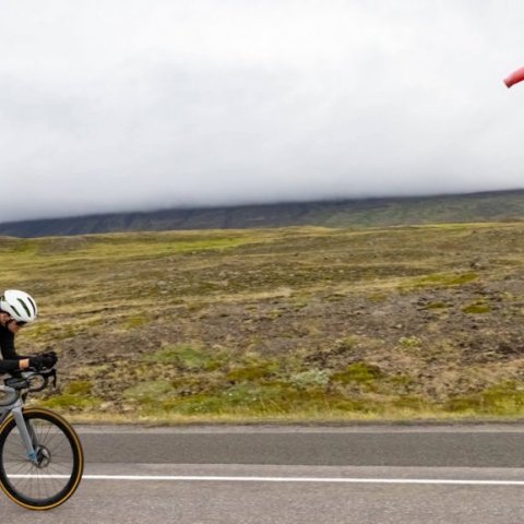 Íslandsmeistaramótið í tímatöku á hjólreiðum. Ljósmynd: Ármann Hinrik