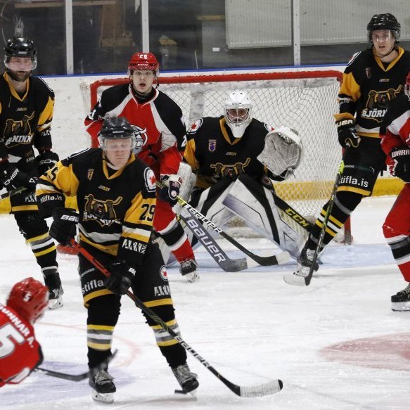 SA Víkingar - Fjölnir 2:4, Íslandsmótið í íshokkí, Hertz-deildin, Skautahöllinni á Akureyri laugardag 27. febrúar 2021. Ljósmynd: Skapti Hallgrímsson