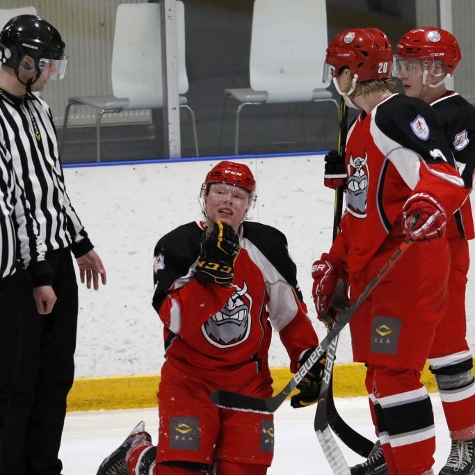 SA Víkingar - Fjölnir 2:4, Íslandsmótið í íshokkí, Hertz-deildin, Skautahöllinni á Akureyri laugardag 27. febrúar 2021. Ljósmynd: Skapti Hallgrímsson