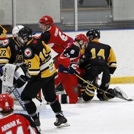 SA Víkingar - Fjölnir 2:4, Íslandsmótið í íshokkí, Hertz-deildin, Skautahöllinni á Akureyri laugardag 27. febrúar 2021. Ljósmynd: Skapti Hallgrímsson