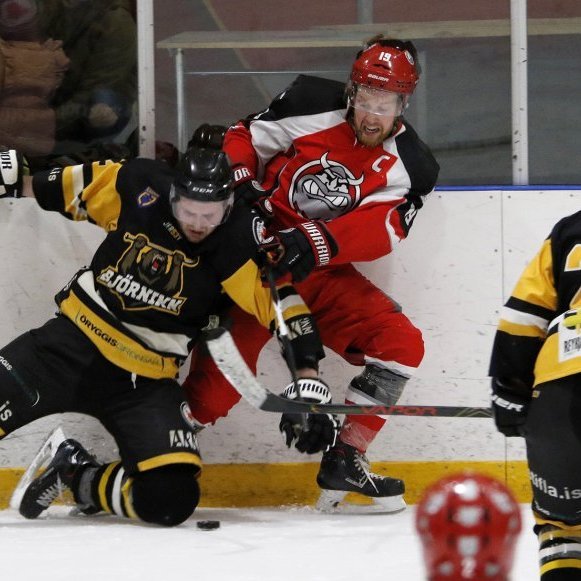 SA Víkingar - Fjölnir 2:4, Íslandsmótið í íshokkí, Hertz-deildin, Skautahöllinni á Akureyri laugardag 27. febrúar 2021. Ljósmynd: Skapti Hallgrímsson