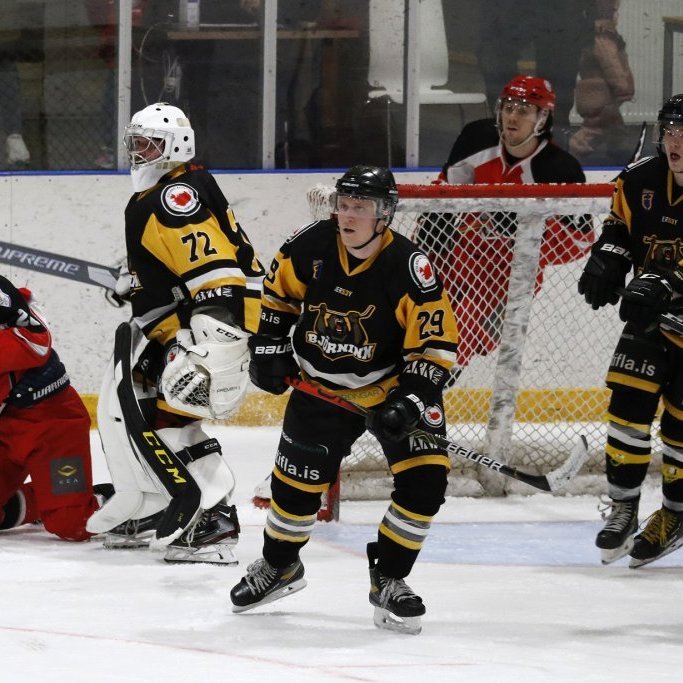 SA Víkingar - Fjölnir 2:4, Íslandsmótið í íshokkí, Hertz-deildin, Skautahöllinni á Akureyri laugardag 27. febrúar 2021. Ljósmynd: Skapti Hallgrímsson