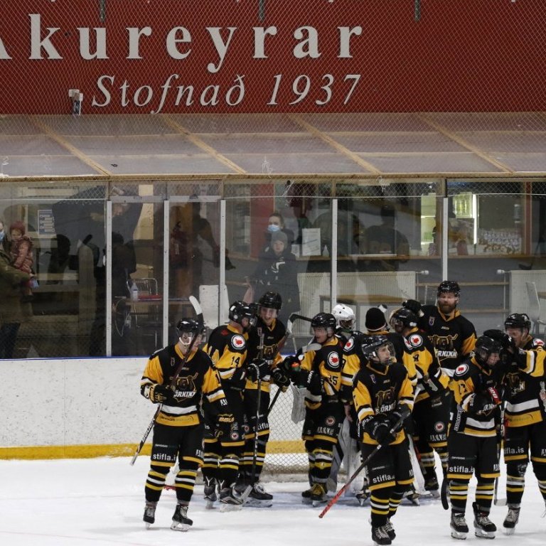 SA Víkingar - Fjölnir 2:4, Íslandsmótið í íshokkí, Hertz-deildin, Skautahöllinni á Akureyri laugardag 27. febrúar 2021. Ljósmynd: Skapti Hallgrímsson