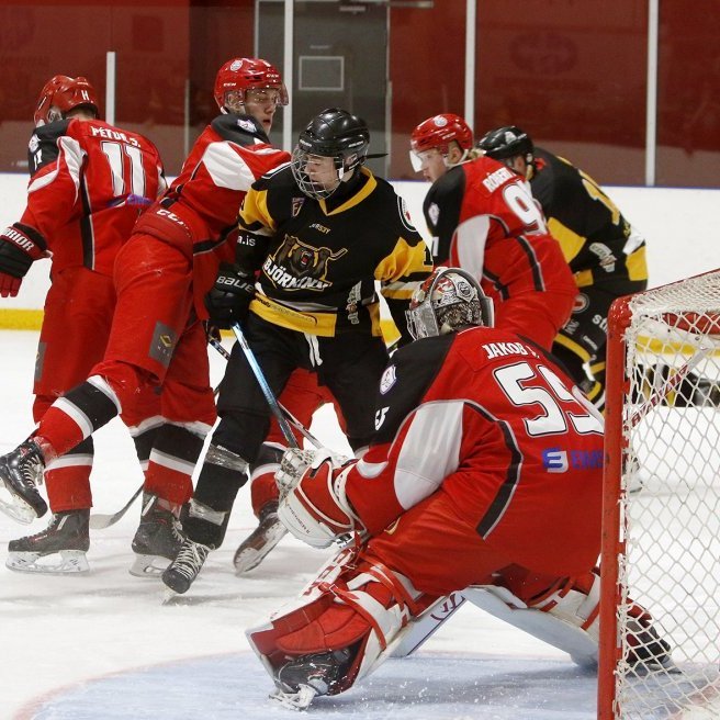 SA Víkingar - Fjölnir 8:2, Íslandsmótið í íshokkí, Hertz-deildin, Skautahöllinni á Akureyri föstudag 26. febrúar 2021. Ljósmynd: Skapti Hallgrímsson